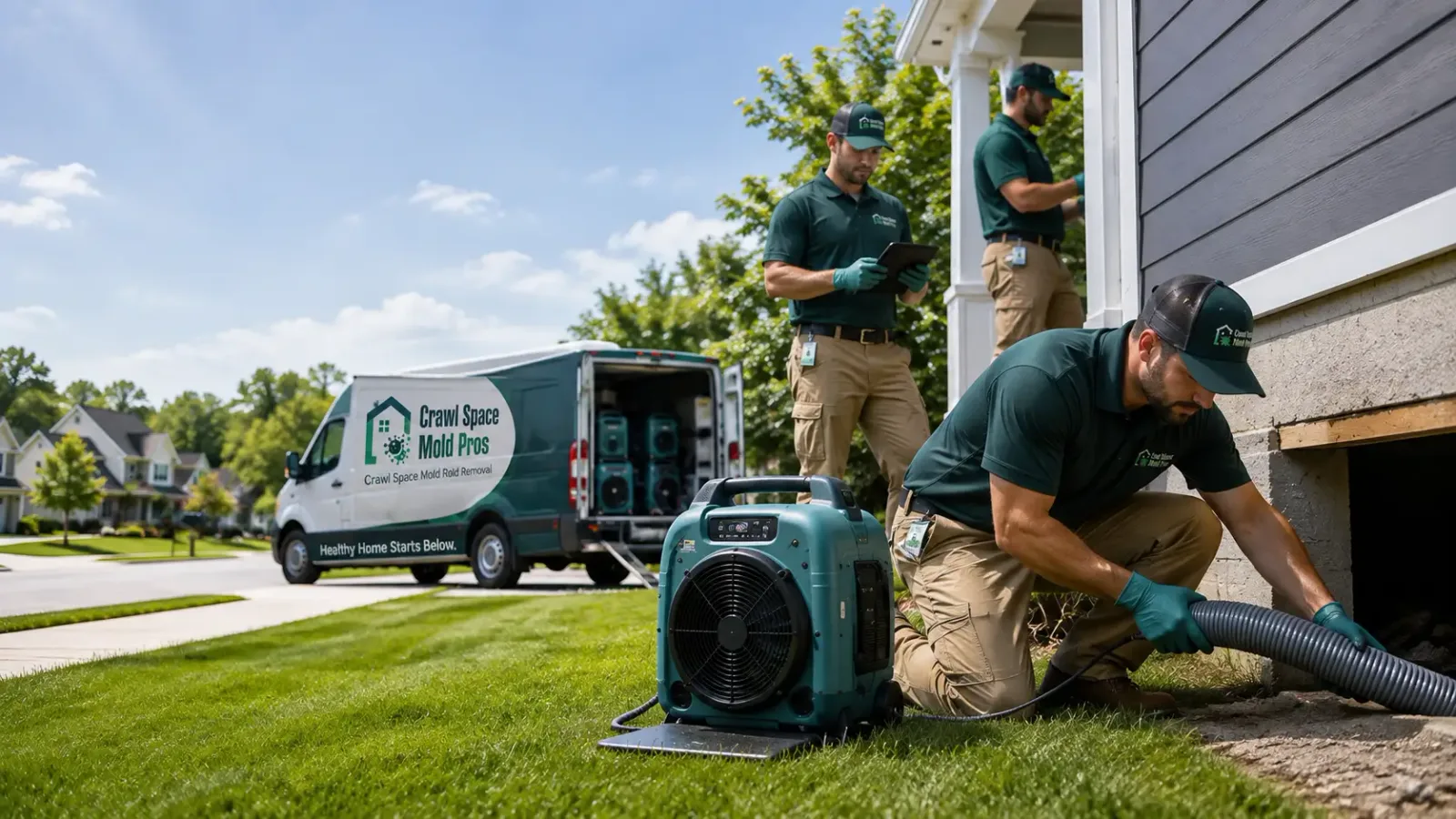 Crawl Space Mold Removal in Jamestown, CA